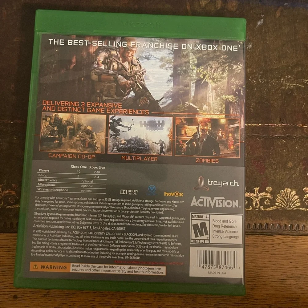 COD BLACK OPS 3 XBOX ONE